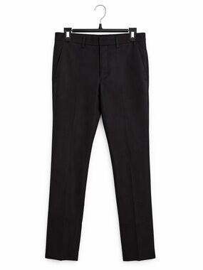 Axist Men’s Slim Fit Dress Pants 30x30 Black Flat Front
